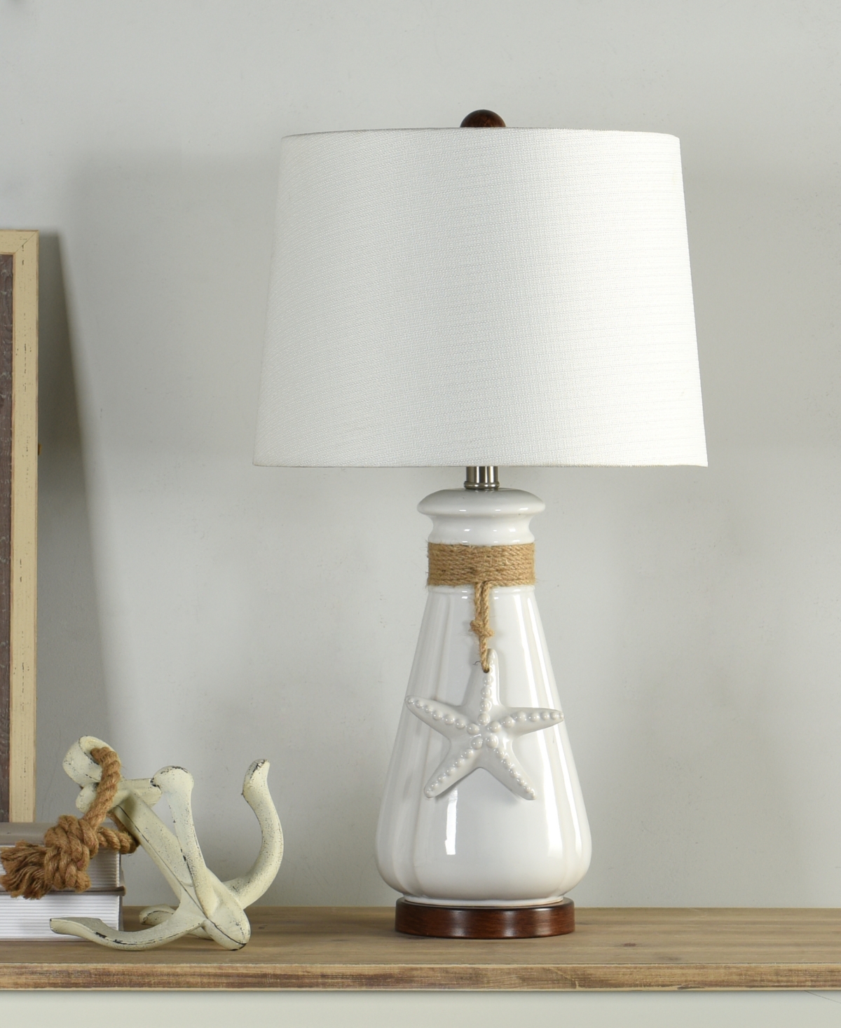 STYLECRAFT HOME COLLECTION 26" SERENITY SEASIDE CERAMIC TABLE LAMP 