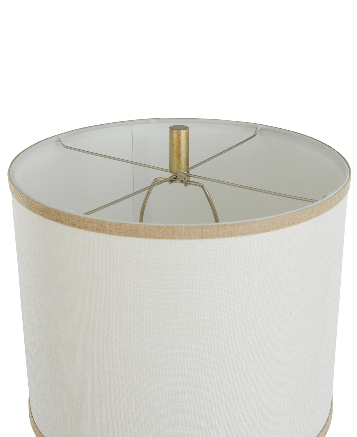 Shop Stylecraft Home Collection 32" Eirian Glass Table Lamp In Silver