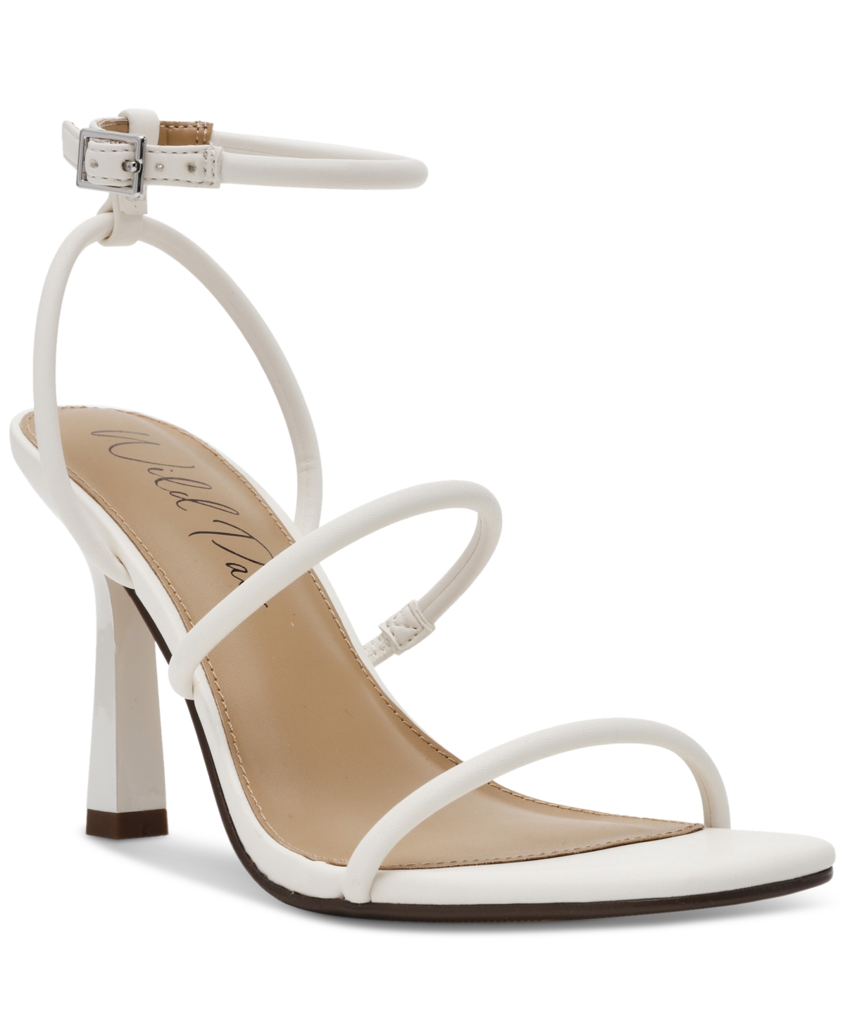 Shop Wild Pair Women's Louudd Dress Sandals, Exclusively At Macy's In White Smooth