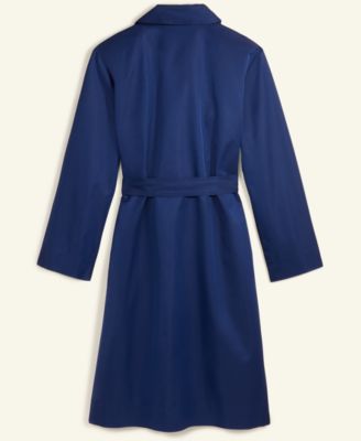 Flower Show Tie-Front A-Line Trench Coat, Exclusively at Macy's