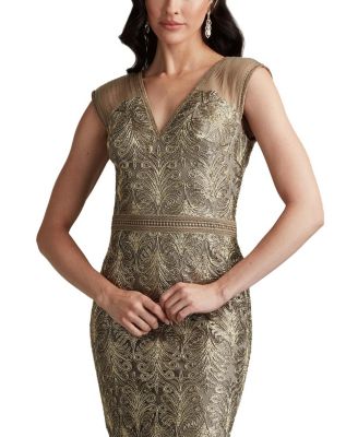 Women's Evonne Sequin Embroidered Dress Smoke Pearl