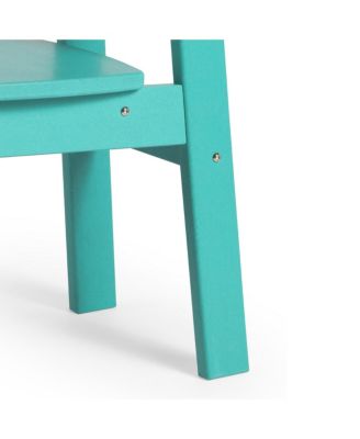 Kids 5-Piece Modern HDPE Dining Table and Chairs Set