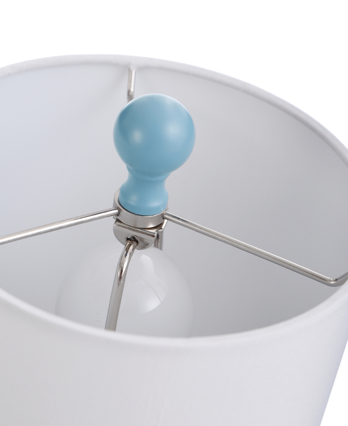 Shop Stylecraft Home Collection 16.5" Contemporary Ceramic Table Lamp In Blue