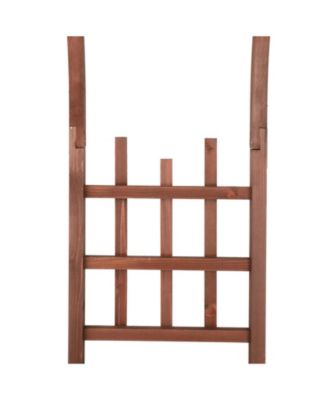 Wooden Arch with Bench for 2 People for Stylish Outdoor Seating and Garden Decor