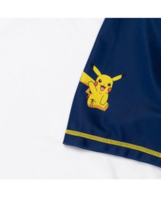 Boys UPF 50+ Rash Guard Swim Trunks Outfit Set