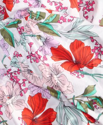 Women's Puff-Sleeve Midi Dress, Exclusively at Macy's