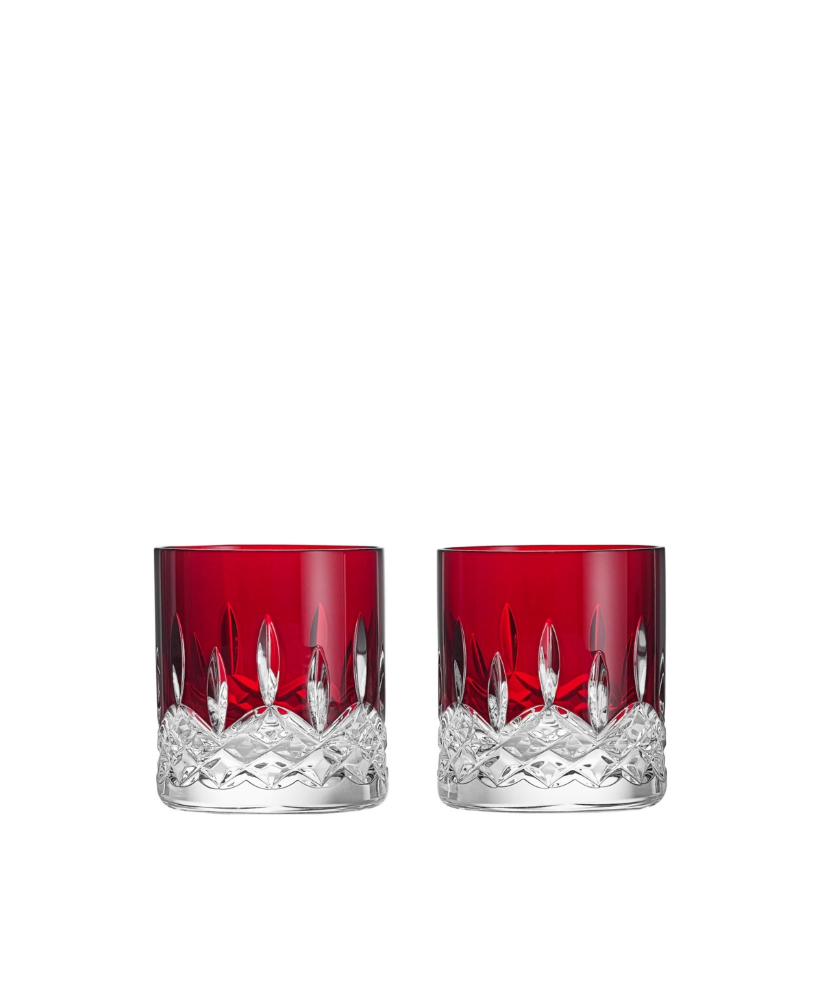 Waterford Lismore Red Tumbler, Set Of 2 In Red