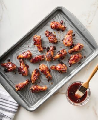 Bakeware 11" x 17" Baking Sheet Pan & Expandable Cooling Rack 3-Pc. Set