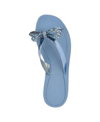 Women's Tata EVA Sparkle Bow Flip Flop Sandals