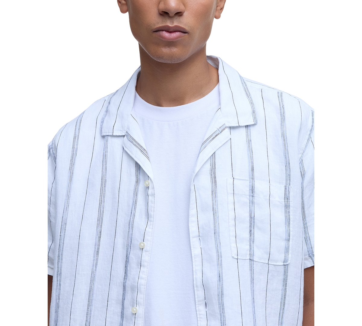 Shop Barbour Men's Garnock Short Sleeve Striped Button-front Camp Shirt
