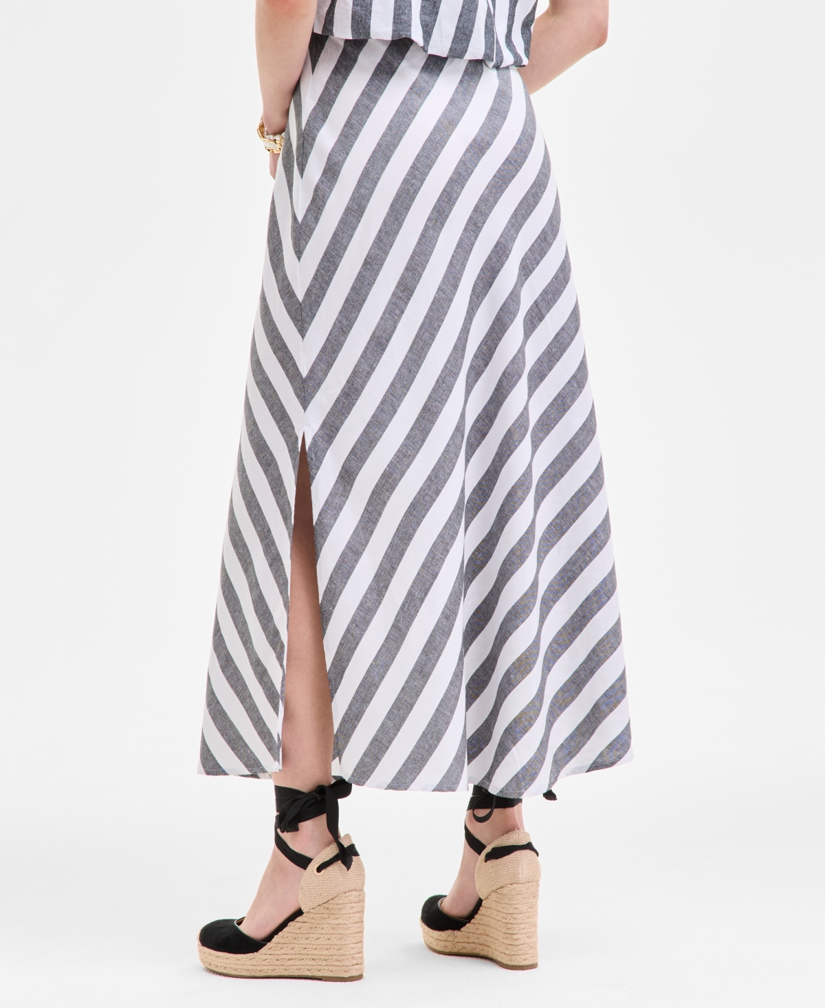 On 34th Women's Striped Maxi Skirt, Exclusively At Macy's