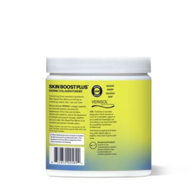 Marine Skin Boost Plus [30-Serves] Collagen Powder with Marine-derived VERISOL Bioactive Hydrolyzed Collagen Peptides, Vitamin C & Hyaluronic Acid