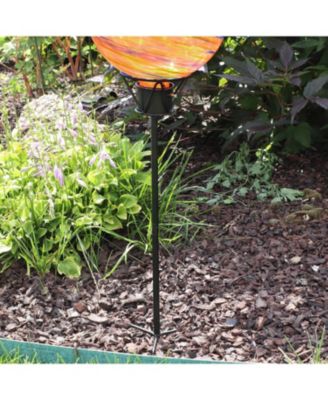 Outdoor In-Ground Steel Gazing Globe Stand – 24"