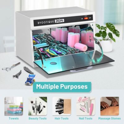 13L UV Sterilizer Cabinet Towel Large Capacity For Beauty Tools Baby Bottle Towel Beauty Facial Spa Salon Manicure Nail Tool Home