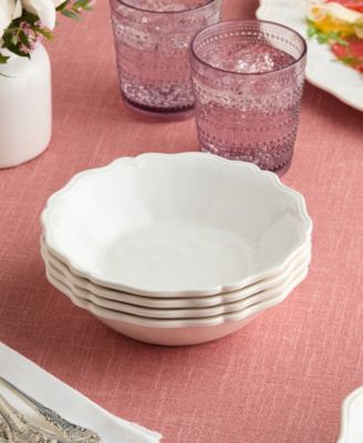 Isabella Crackle Melamine 4-Pc. All-Purpose Bowls, Service For 4