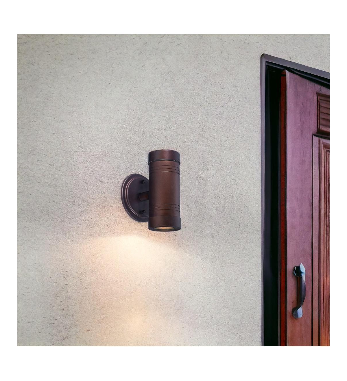 Cylinder Two-Light Wall Light – Stylish Lighting for Indoor & Outdoor Use