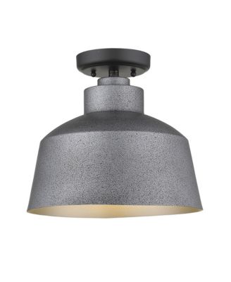 Barnes 1-Light Gray Convertible Pendant