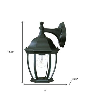Wide Hanging Lantern Wall Light for Outdoor and Indoor Lighting