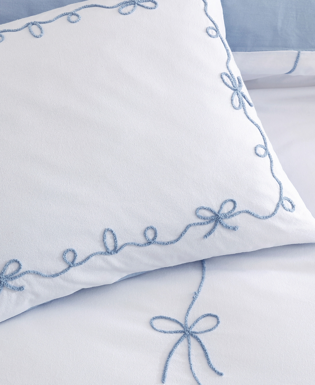 Peri Home Sasha Bows 2-pc. Comforter Set, Twin In Blue
