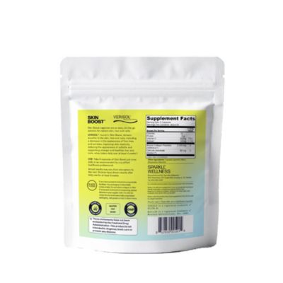 Skin Boost Collagen Capsules (180 Pills) 30 Days of 2500mg VERISOL Collagen Peptides & Vitamin C | Improves Skin Elasticity & Appearance of Fine Lines