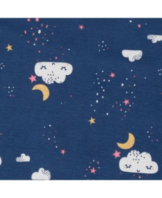 Toddler Girls 4-Piece Snug Fit Cotton Pajamas, Rose, 3T