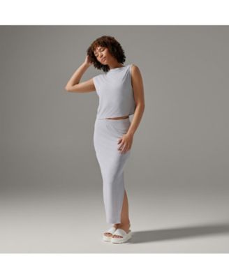 Women's Brushed Tec Knit Asymmetrical Tee