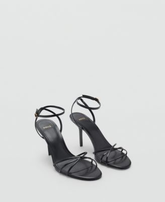 MANGO - Women's Strappy Heeled Sandals