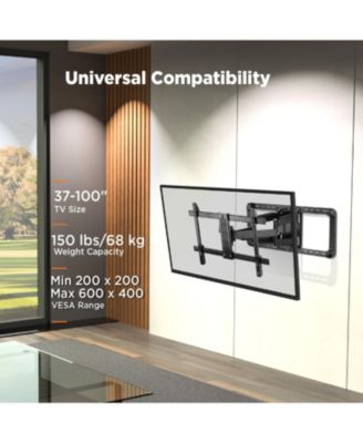 Premium  Articulating/Full Motion TV Wall Mount for 37" to 100" Screens up to 150 lbs.
