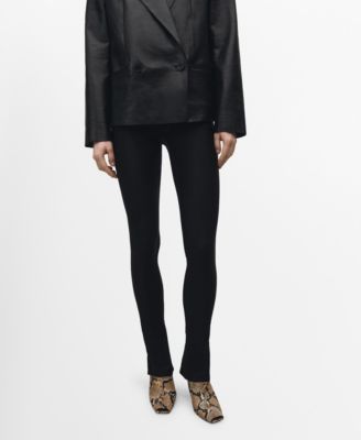 MANGO - Women's Zipped Hem Leggings