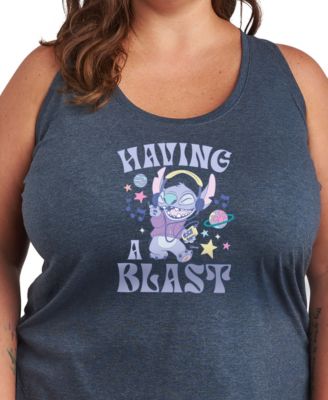 Plus Size Lilo Stitch Having A Blast Graphic Tank Top