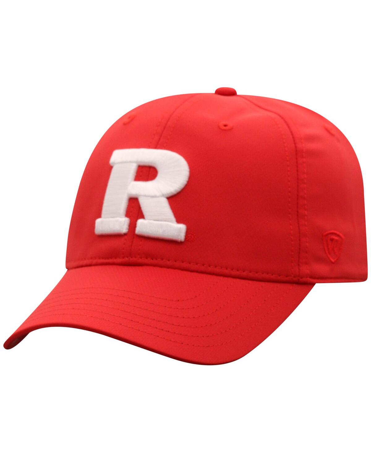 Top Of The World Men's Scarlet Rutgers Scarlet Knights Victory Trainer Adjustable Hat In Scarlet
