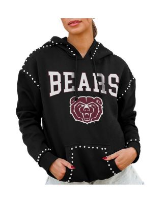 Gameday Couture - Women's Black Missouri State University Bears Studded Pullover Hoodie