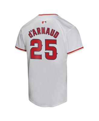 Big Boys and Girls Travis d'Arnaud White Los Angeles Angels Home Game Player Jersey