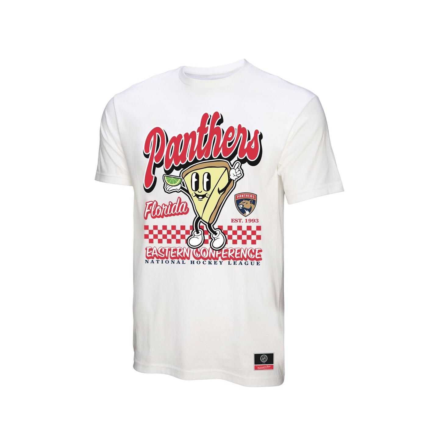 Мужская футболка Mitchell & Ness White Florida Panthers Local Food — фото 3