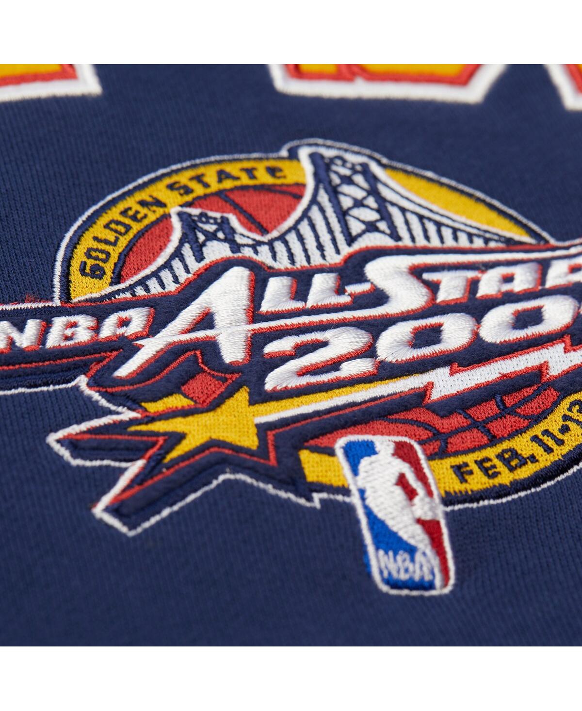 Shop Mitchell & Ness Men's And Women's Navy 2000 Nba All-star Game Throwback Pullover Sweatshirt