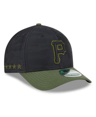 Men's Black Pittsburgh Pirates Player Replica 9FORTY Adjustable Hat