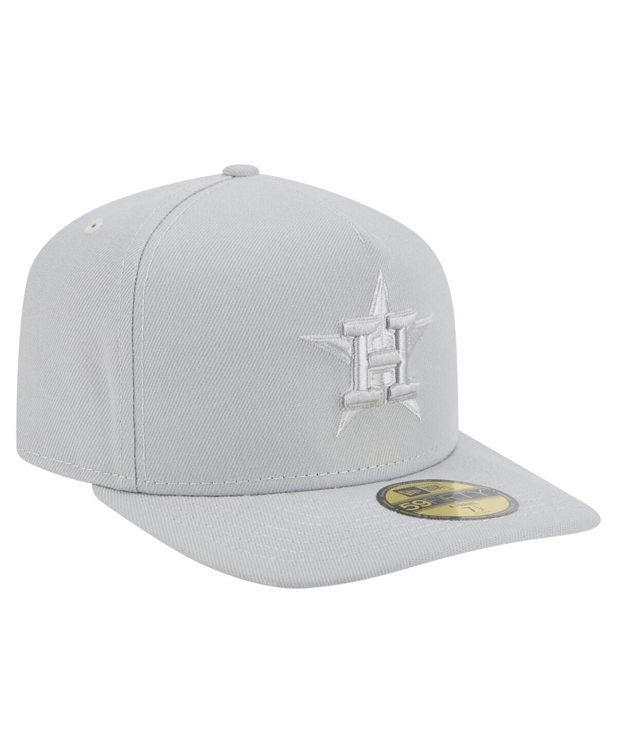 Shop New Era Men's Gray Houston Astros Colorpack 59fifty Fitted Hat