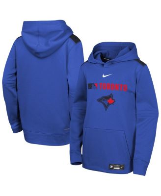 Nike - Big Boys and Girls Royal Toronto Blue Jays City Connect Authentic Collection Performance Pullover Hoodie