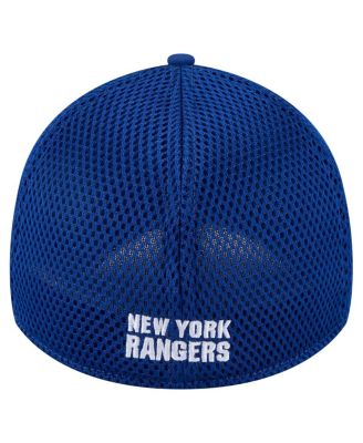 Men's Blue New York Rangers Linear Featherweight 39THIRTY Flex Hat