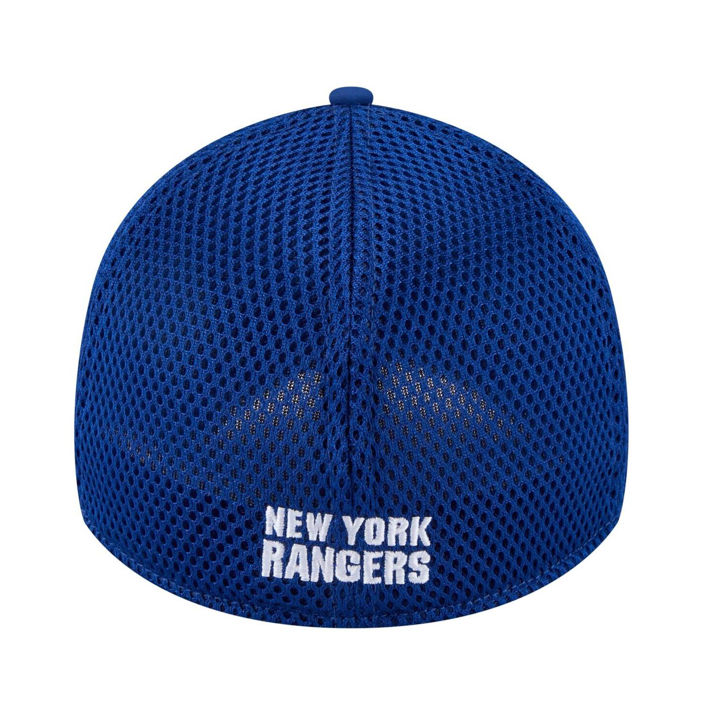 Мужская кепка New Era Blue New York Rangers Linear Featherweight 39THIRTY Flex Hat — фото 3