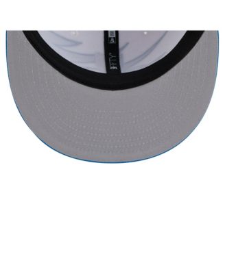 Men's Blue Detroit Lions Throwback Jagged 9FiFTY Snapback Hat