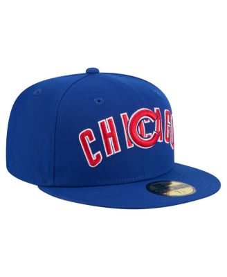 Men's Royal Chicago Cubs Overlap 59FIFTY Fitted Hat