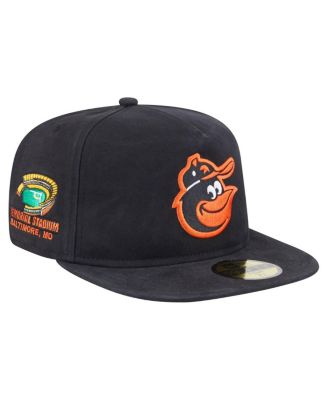 Men's&nbsp;Black Baltimore Orioles Championship Side Flag A-Frame 59FIFTY Fitted Hat