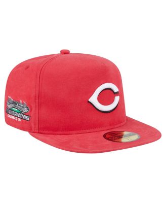 New Era - Men's&nbsp;Red Cincinnati Reds Championship Side Flag A-Frame 59FIFTY Fitted Hat