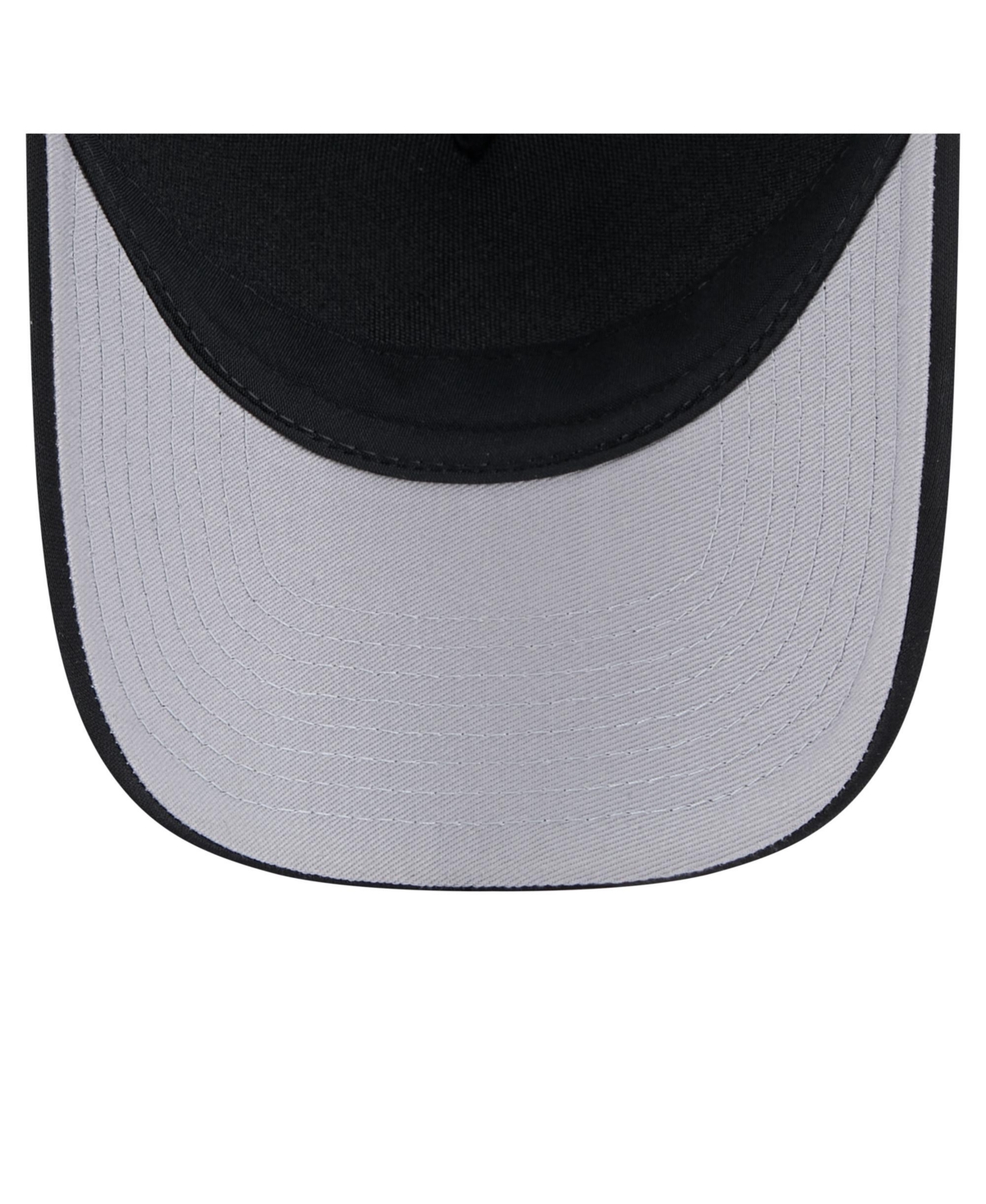 New Era Men's Black Los Angeles Dodgers Gradient 9forty A-frame M-crown Trucker Adjustable Hat In Black