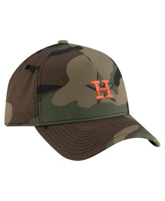 Men's Camo Houston Astros Woodland Team Pop 9FORTY A-Frame Adjustable Hat