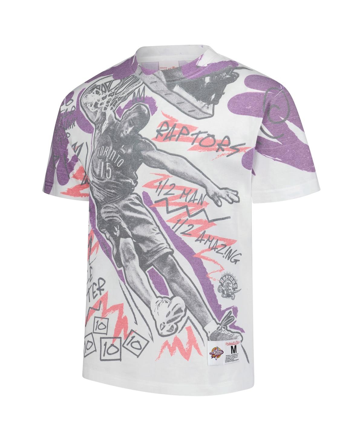 Mitchell & Ness Men's Vince Carter White 2000 Nba All-star Game Showstopper T-shirt In White
