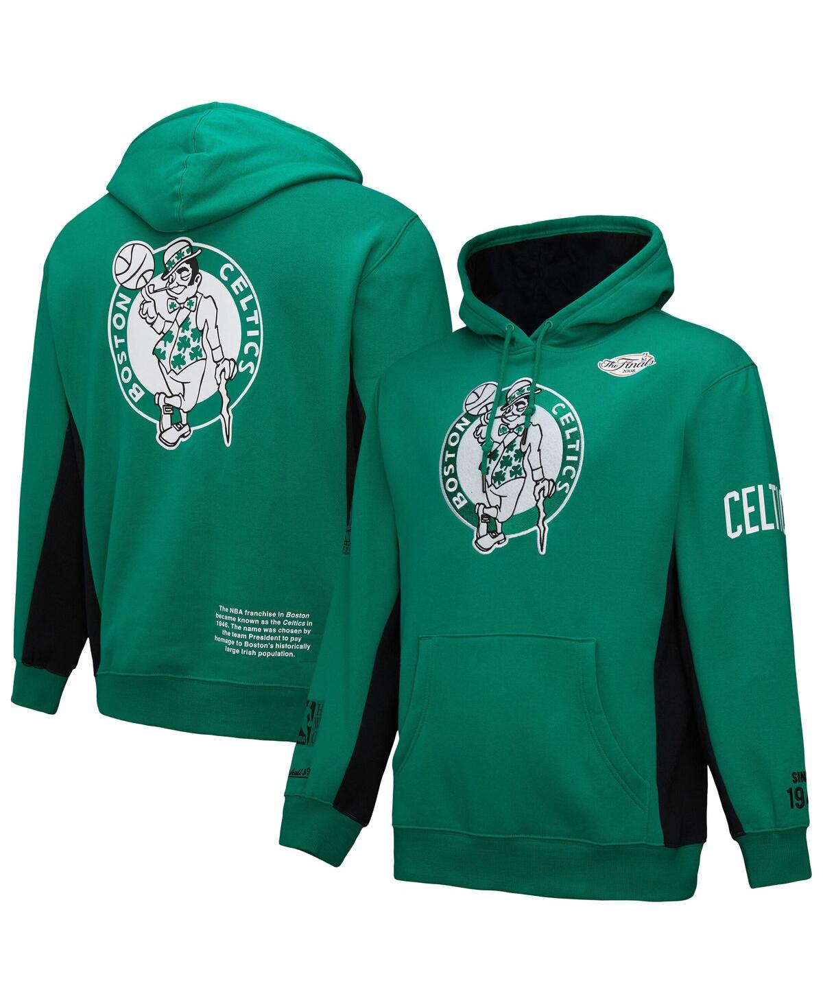 Men's Kelly Green Boston Celtics Hardwood Classics Team Origins Fleece Pullover Hoodie - Kelly Green