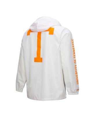 Men's White Tennessee Volunteers Coaches Full-Snap Hoodie Jacket