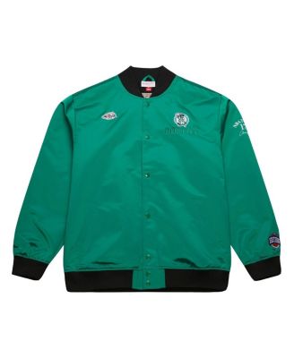 Men's Kelly Green Boston Celtics Hardwood Classics Team OG 3.0 Lightweight Satin Full-Snap Jacket